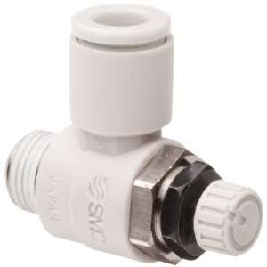 SMC AS2211F 01 06S Air Flow Control Valve with One Touch Fitting, PBT 