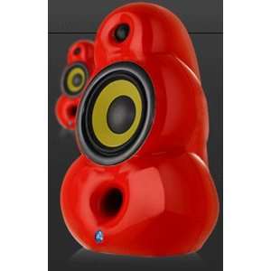  Scandyna Bigpod Audio Speaker Pair   Red Electronics