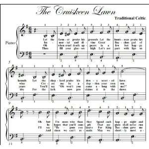  Cruiskeen Lawn Easy Piano Sheet Music Traditional Celtic Books