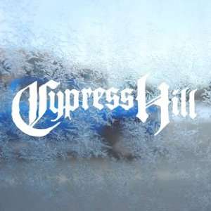  Cypress Hill White Decal Rock Band Laptop Window White 