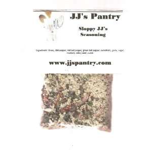 JJs Pantry Sloppy JJs Seasoning Mix  Grocery & Gourmet 