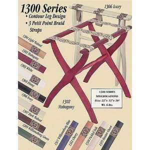  Luggage Rack with Contour Legs and 3 Braid Straps (Oak 