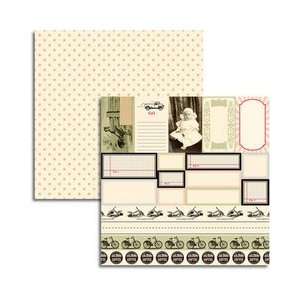  Magpie Double Sided Paper 12X12 Accessory Arts, Crafts 