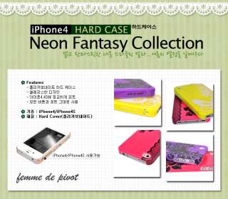 IPhone 4 4S Femme De Pivot Hard Case Neon Fantasy Collection  
