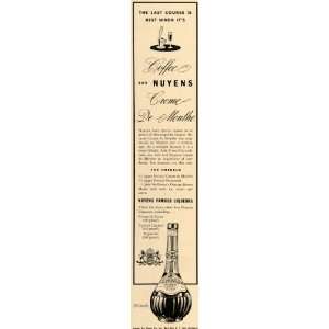 1938 Ad Canada Dry Ginger Ale Nuyens Liqueur Alcohol   Original Print 