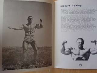 CHUCK SIPES bodybuilding muscle booklet PREPARATION FOR PHYSIQUE 
