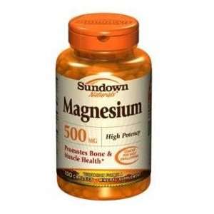  Sundown Magnesium Caplets 500 Mg 100 Health & Personal 
