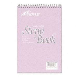  Ampad Pastel Steno Books, Orchid, 80 Sheets per Book, 4 