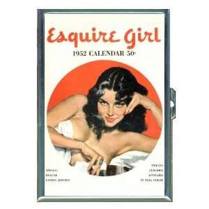 1952 Esquire Pin Up Calendar ID Holder, Cigarette Case or Wallet MADE 
