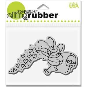  Cling Skippin Bee   Cling Rubber Stamp Arts, Crafts 