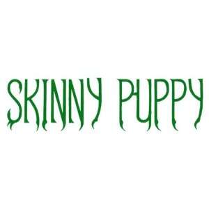 Skinny Puppy   Blue Logo Cut Out Decal