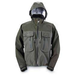 Simms Fly Fishing G3 Guide Wading Gore Tex Jacket Loden Dark Green 