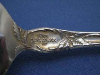 Wallace 1835 Floral Serving Spoon Silver Plate FS  