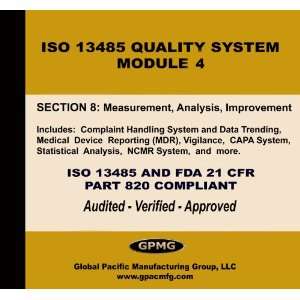  ISO 13485 Quality System, Module #4 (9780970293985 