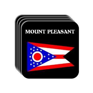   State Flag   MOUNT PLEASANT, Ohio (OH) Set of 4 Mini Mousepad Coasters