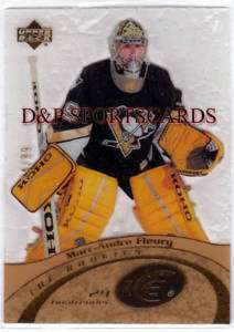 2003 04 Upper Deck Ice Rookies Marc Andre Fleury /99  