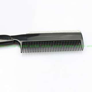   Barber Comb + Razor Shaving Hair Cut Sharper +10 Dentate Blades  