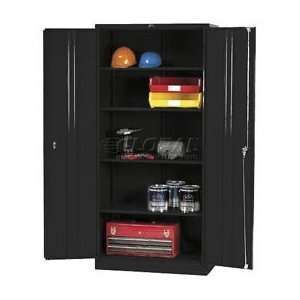  Paramount® Storage Cabinet Easy Assembly 36x18x78 Black 