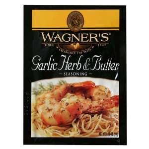Wagner Garlic Herb & Butter Seasoning Mix, .35 Ounce Packets (Pack of 