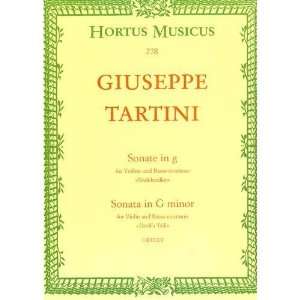  Tartini, Giuseppe   Sonata in g minor (Devils Trill) For 