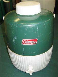 VINTAGE COLEMAN WATER BEVERAGE THERMOS COOLER 2 GALLON CAMPING WORK 