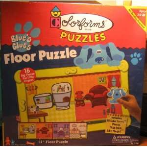  Colorforms Bluess Clues Floor Puzzle Toys & Games