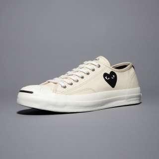   CDG PLAY Jack Purcell White/Black Heart Comme des Garcons Clot Shoes