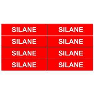 SILANE ____Gas Pipe Tubing Labels__ 3/4 Height 