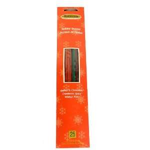 25 Holiday Incense Sticks Apples And Cinnamon Cranberry Spice Winter 