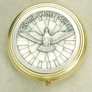  Come Holy Spirit Pyx Gold & Silver Plated