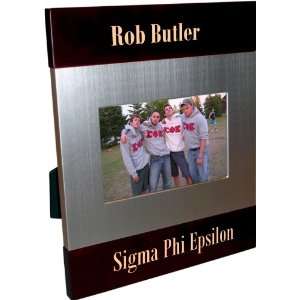  Sigma Phi Epsilon Brush Silver Frame 