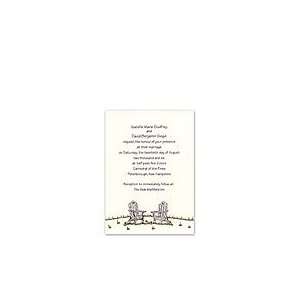  Side by Side Wedding Invitations