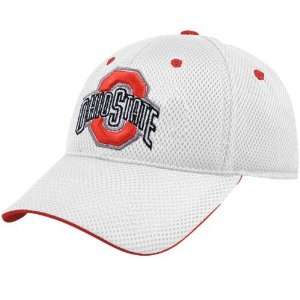  Top of the World Ohio State Buckeyes White Elite 1 Fit Hat 