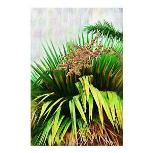  Palm Tree, Palm Painting Collection, Fairchild Stretched 