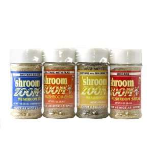 Shroom Zoom Mushroom Shakers Variety Pack (4 oz)  Grocery 