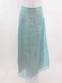 SHELLI SEGAL Teal Mesh Long Maxi Skirt Corset Top Set 2  