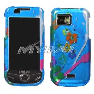  Cuffu   blue flower   Samsung A897 Mythic Case Cover 