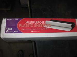 ENVISION MULTIPURPOSE PLASTIC SHEETING 12 x 100 ~NEW~  