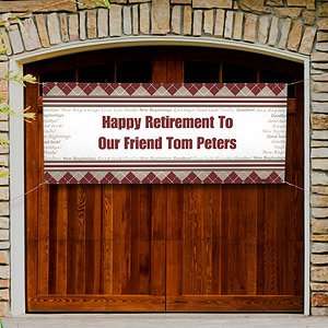  Personalized Retirement Party Banners   Happy Retirement 