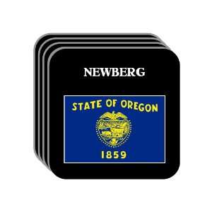 US State Flag   NEWBERG, Oregon (OR) Set of 4 Mini Mousepad Coasters