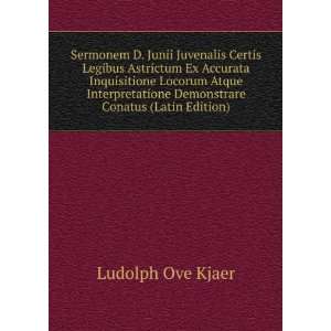   Demonstrare Conatus (Latin Edition) Ludolph Ove Kjaer Books