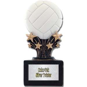  Shooting Star 6 Custom Volleyball Resin Trophies SILVER 