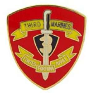  U.S.M.C. 3rd Marine Regiment Pin 1 Arts, Crafts & Sewing