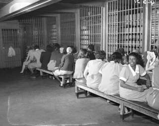 4x5 NEG. overcrowded women qrtrs. Cook Co. Jail 1954  