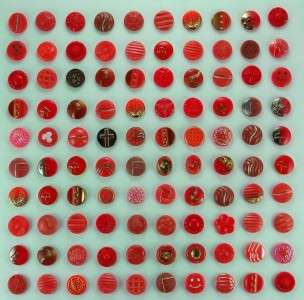 Vintage Glass Buttons   Mix   (100 pcs)   13mm   1/2   155  