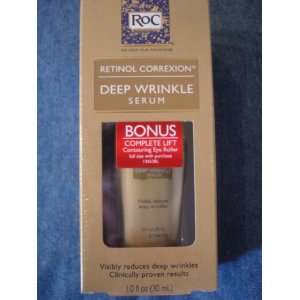  RoC Retinol Correxion Deep Wrinkle Serum 1.0oz. with Full 