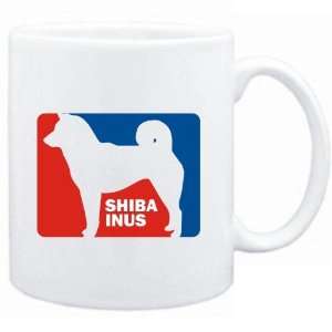    Mug White  Shiba Inu Sports Logo  Dogs