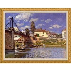  Bridge at Villeneuve la Garenne by Alfred Sisley 
