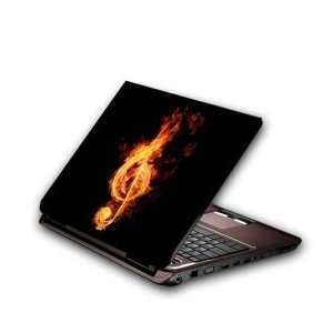  Flaming Note Notebook Cover Protective Skin Sticker 