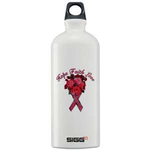  Sigg Water Bottle 1.0L Cancer Pink Ribbon Survivor Hope 